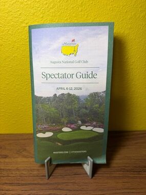 Authentic 2026 Masters Tournament Spectator Guide
